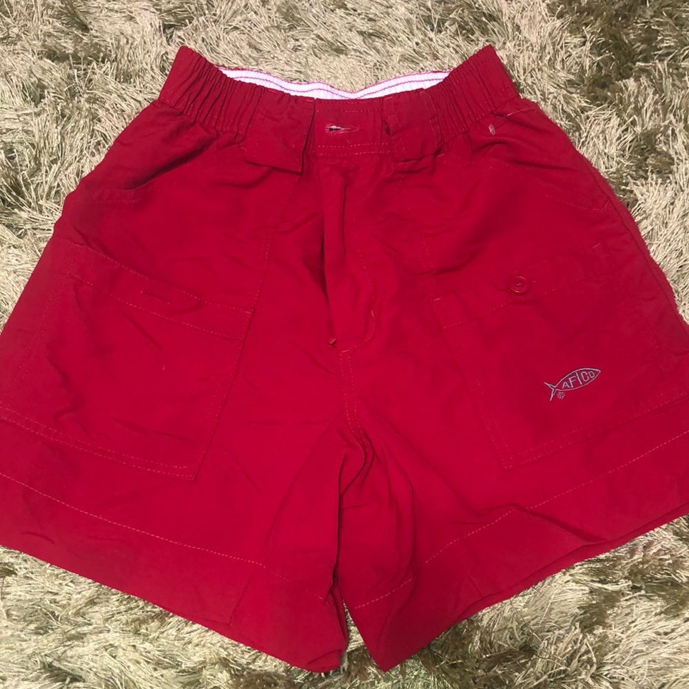 Red Aftco shorts